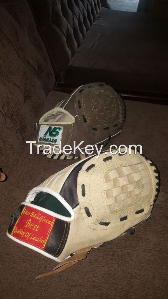 handmade Professional Player Cowhide Leather Baseball Gloves Custom Leather