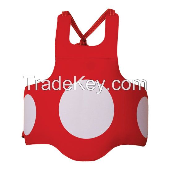 Boxing Protector Chest Guard MMA Body Armours Training, chest protector for kick boxing, karate body protector