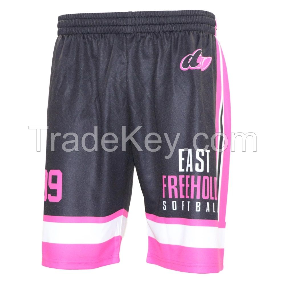 Custom shorts Softball Short Pants Wholesale Sublimated Sweatpants