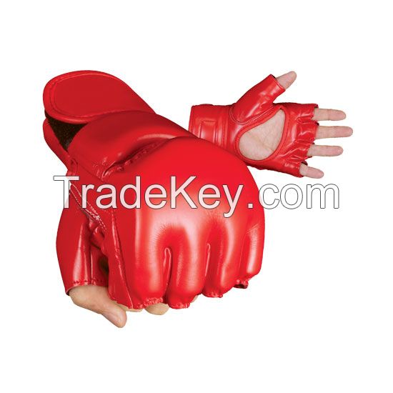 Cheap Price High Quality Artificial Leather MMA Grappling Gloves