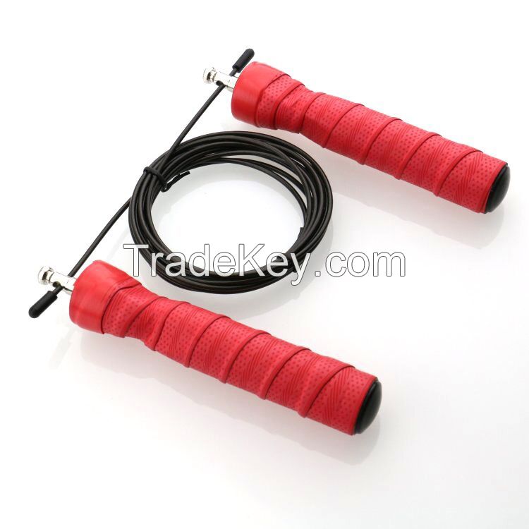 Customized Plastic Handle With Leather or Plastic Skipping Rope