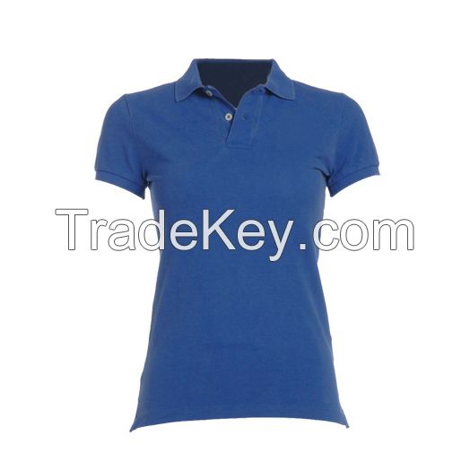 Cheap Price Best Quality 100% cotton custom printed high quality premium women polo shirt