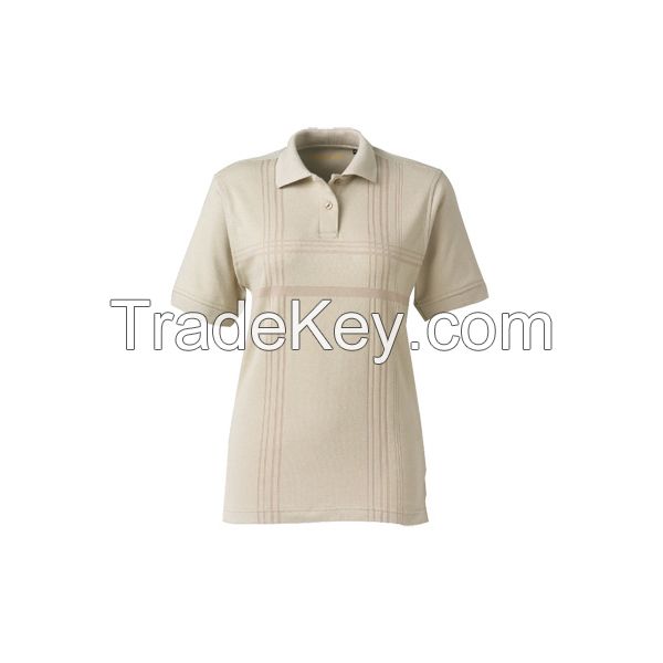 100% cotton custom printed high quality premium women polo shirt