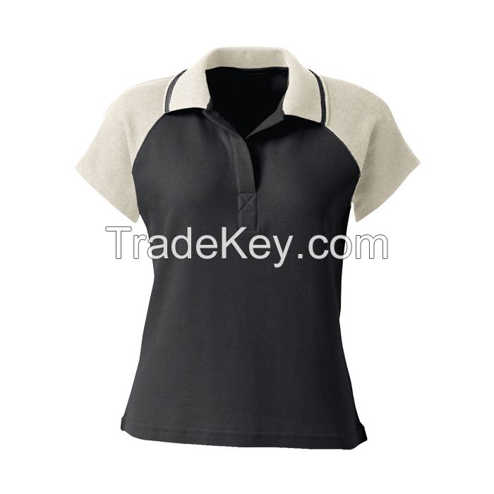 Cheap Price Best Quality 100% cotton custom printed high quality premium women polo shirt