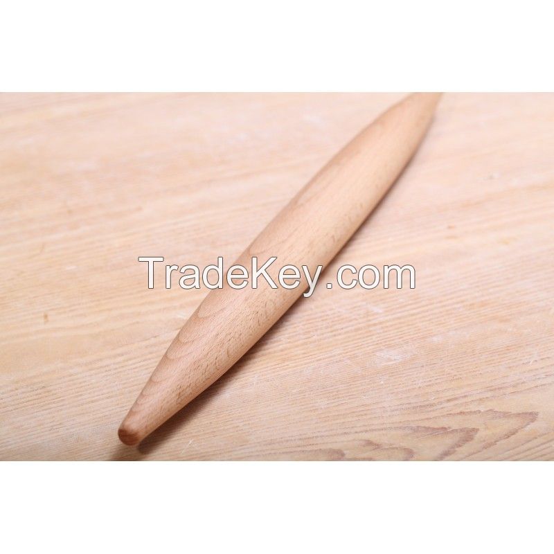 high quality wooden french embossed rolling pin for baking