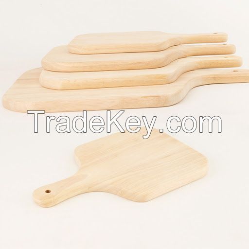 high quality wooden pizza peel paddle and cutting baord embossed baking