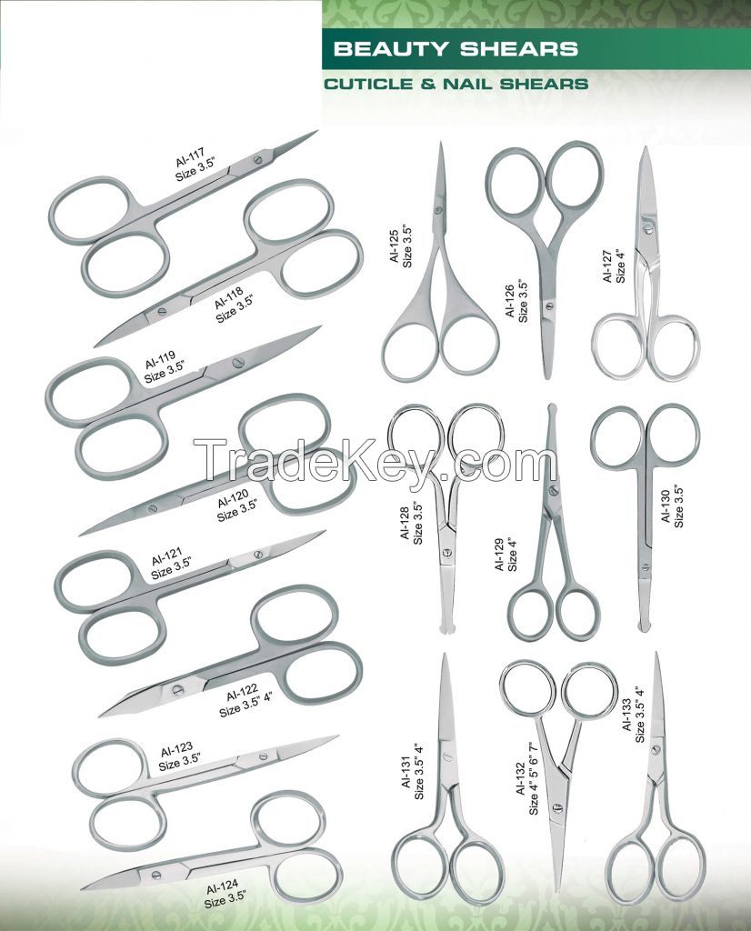 BEAUTY INSTRUMENTS High Quality Professional Cuticle & Nails Shears