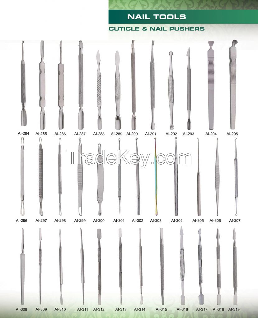 BEAUTY INSTRUMENTS High Quality Professional Fancy Cuticle & Nails Pushers