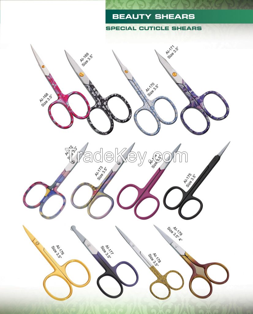 BEAUTY INSTRUMENTS High Quality Professional Cuticle & Nails Shears