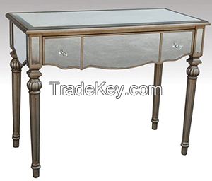 mirrored console tables