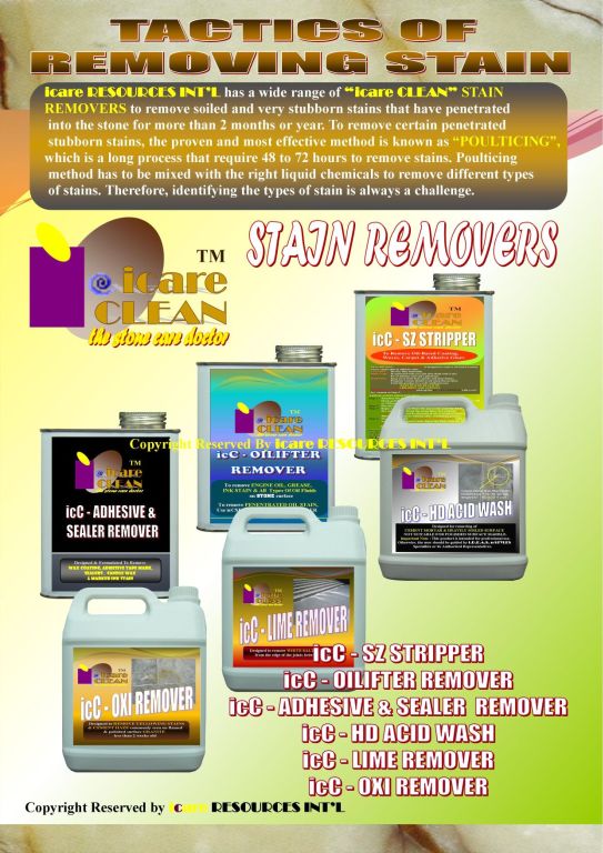 Marble Stain Removers By i.DEAS n STYLES