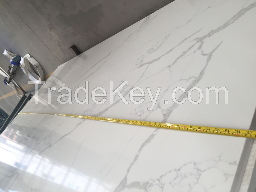 Calacatta Quartz Countertops Vanitytops Island