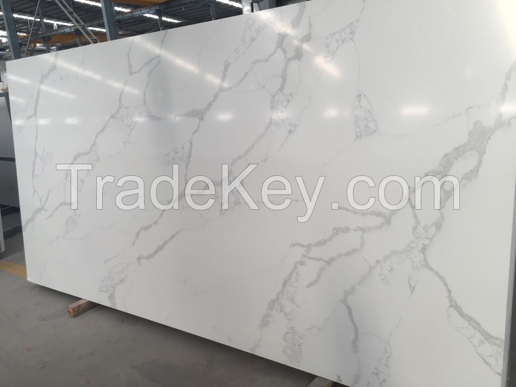 Calacatta Quartz Countertops Vanitytops Island