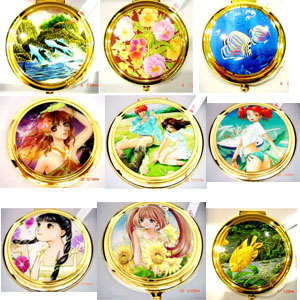 the Kalaily metal cosmetic mirrors, metal pocket mirrors series