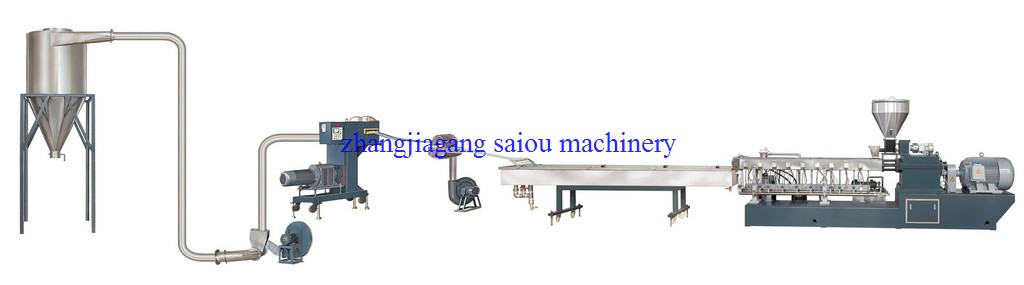 Parallel Twin Screw Extruder Pelletizing Machine