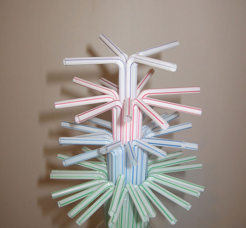 Drinking straw, straws, plastic