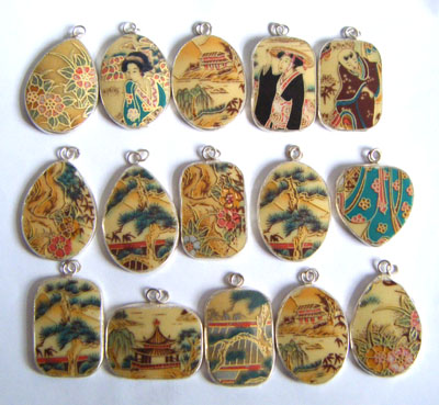 porcelain pendants