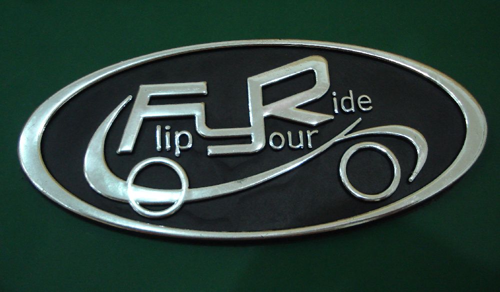 Flip your ride car emblems and stickers