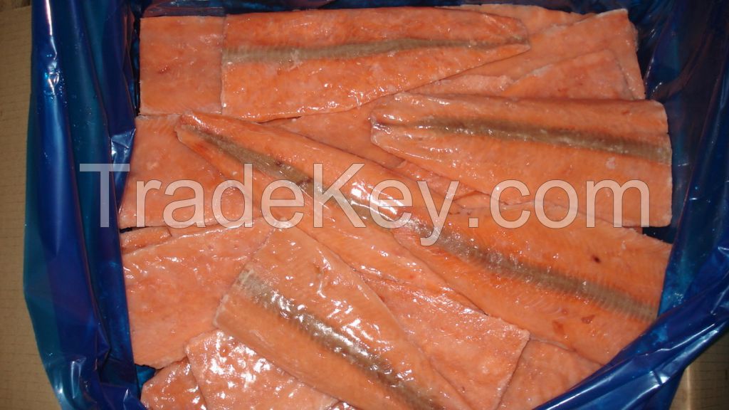 frozen salmon fillet
