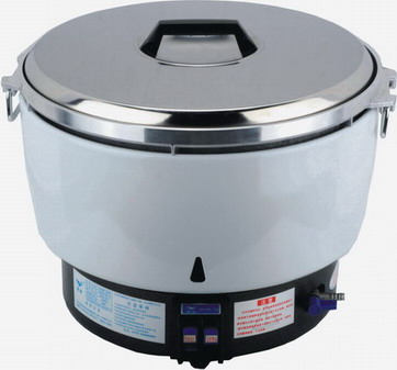 Gas Rice Cooker 10 Liter with Cast Aluminum Innerpot
