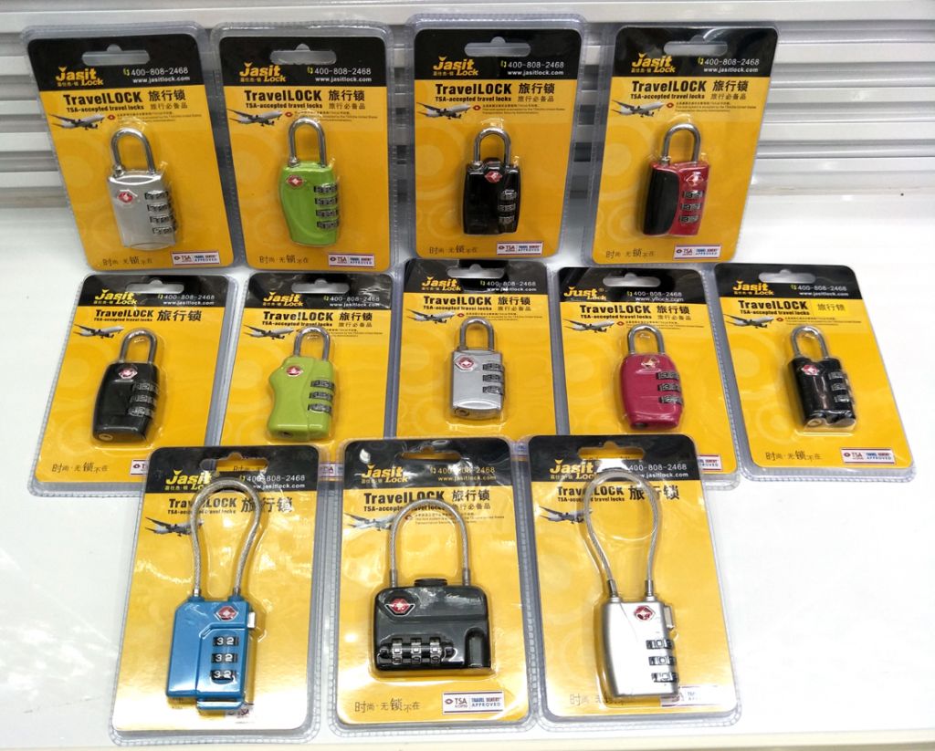 High Quality Resettable Approved TSA Cable Combination Lock, TSA combination lock