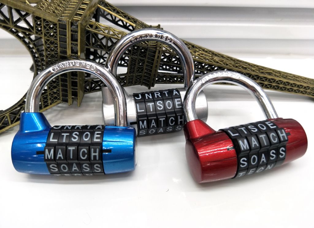 High Quality 5 Letters Padlock 5 Letters Gym Combination Padlock