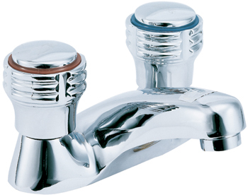Double-handle Wash Basin Tempering Faucet