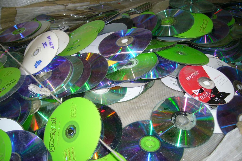 cd, dvd plastic acrap