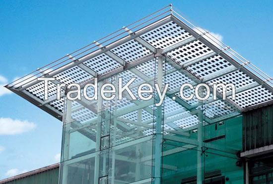 BIPV (Half-transparent solar modules)