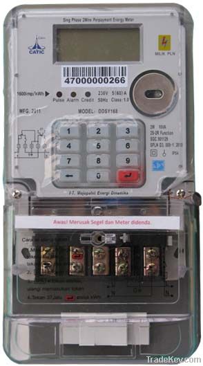 Single Phase Keypad Prepayment Energy Meter