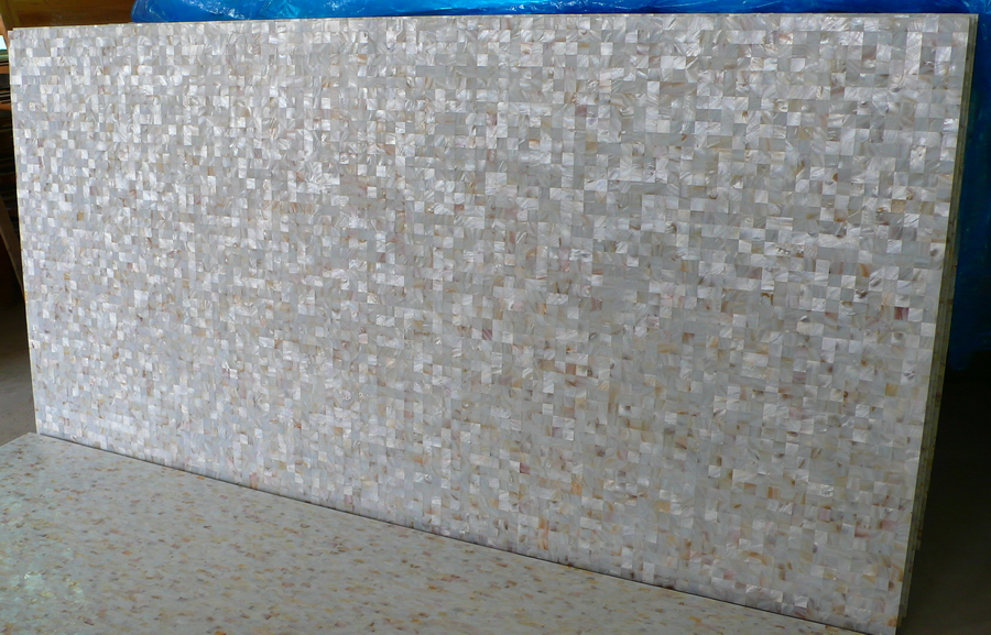 Solid Mother of Pearl Aluminum Honeycomb Slab