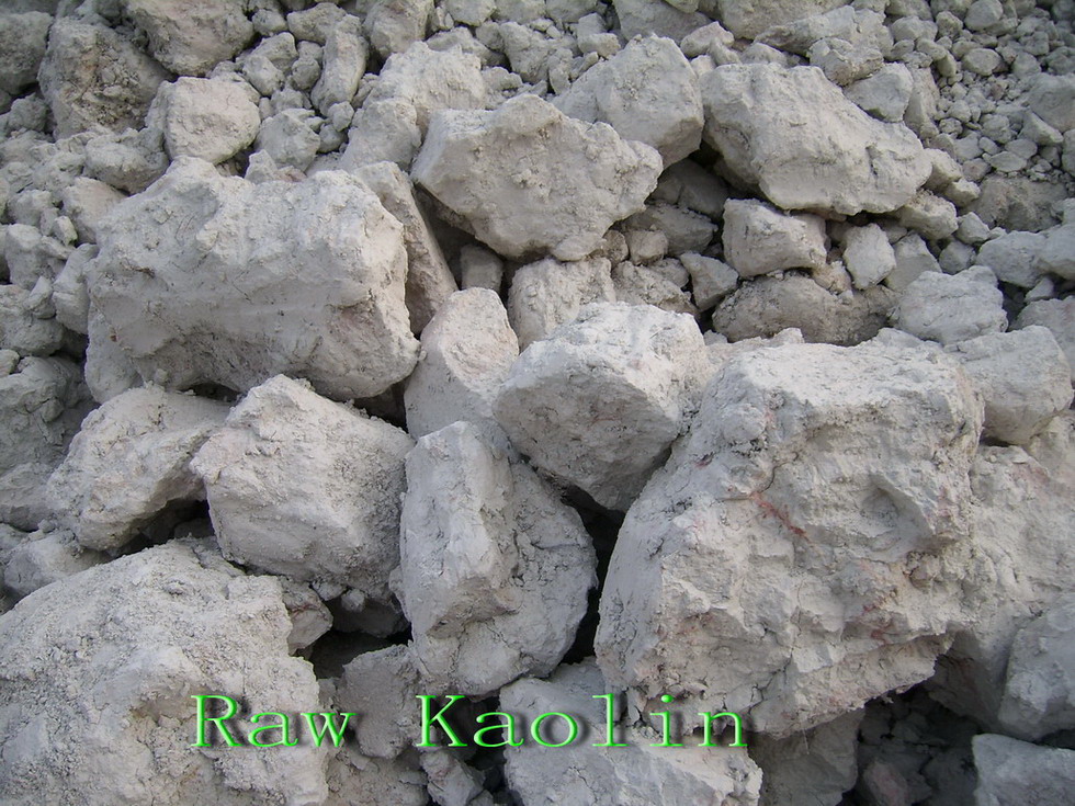 raw kaolin, kaoline, rogerzdy