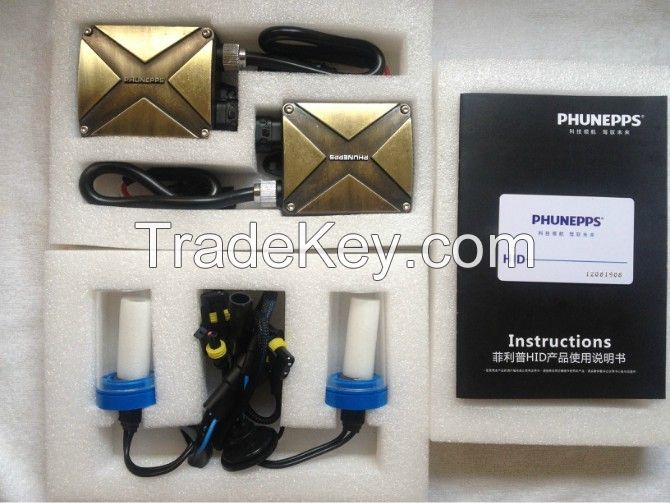 Dual core 55W HID xenon conversion kit thick ballast AC