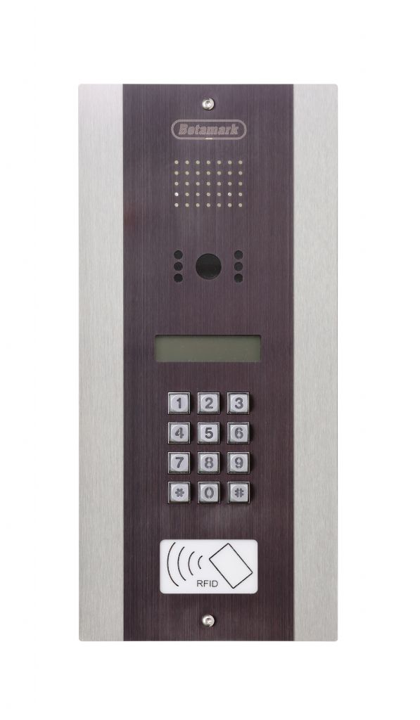 Digital outdoor panel with keypad and LCD display