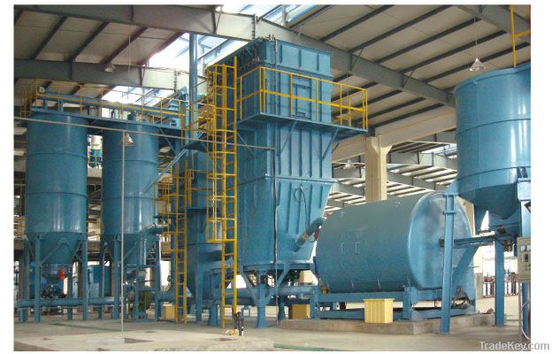 Lead oxide ball mill plant for lead acid batteries
