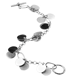 Round Sterling Silver Bracelet