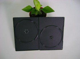 7mm single/double black DVD Case