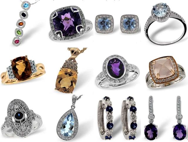 Gemstone Earrings, Rings, Pendants, Bracelets