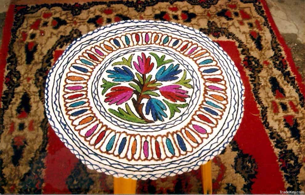 hand embroidered rug
