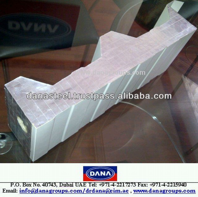 GHANA - GI/ALUMINUM ROOFING SANDWICH PANEL DANA STEEL UAE