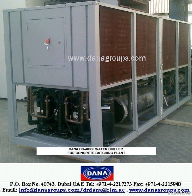Air cooled water chiller for hydroponic farms - uae - dana water chillers