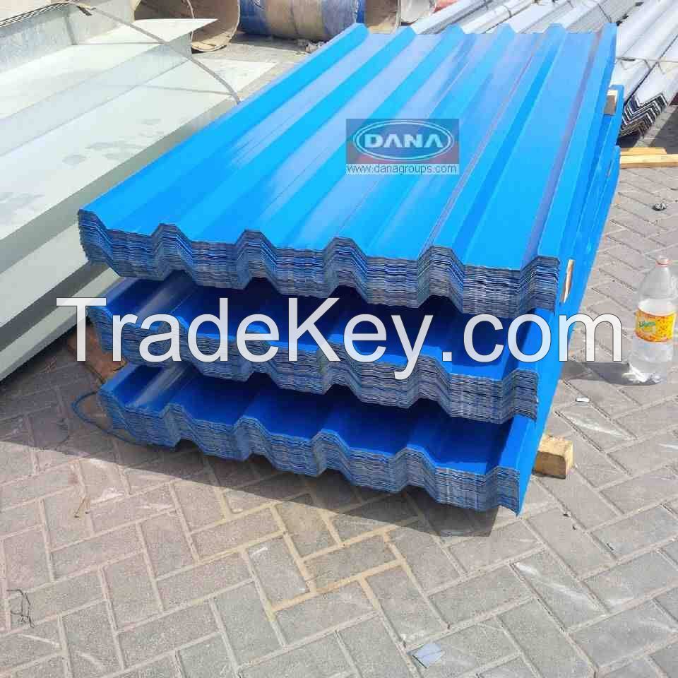 corrugated roofing sheet for warehouse -dana steel processing industry llc jordan