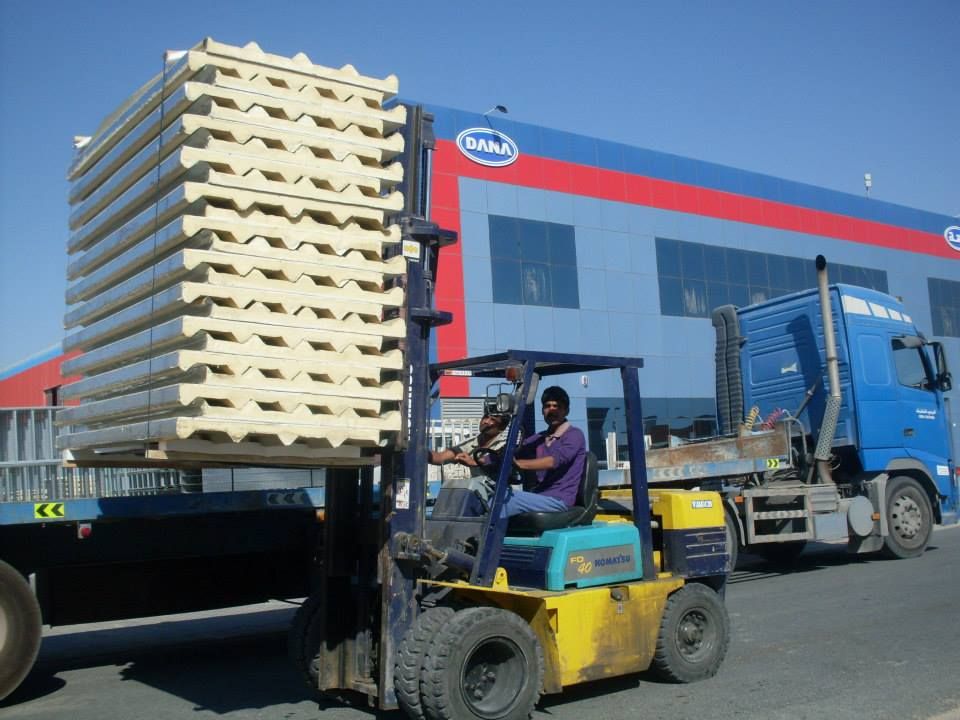 Corrugated Profile Insulated PUF Sandwich Panel Manufacturer Dubai UAE DANA STEEL