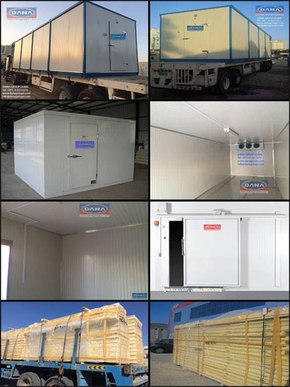 PU panel Cold room storage room freezer room in pakistan, afganistan