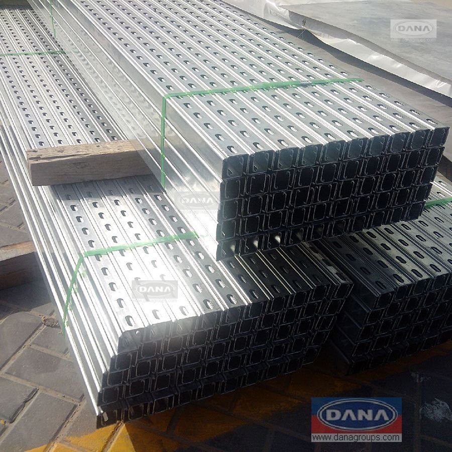 BAHRAIN HOT DIP GALVANIZED PAINTED cable trays,ladders,trunking manufacturer - dana steel