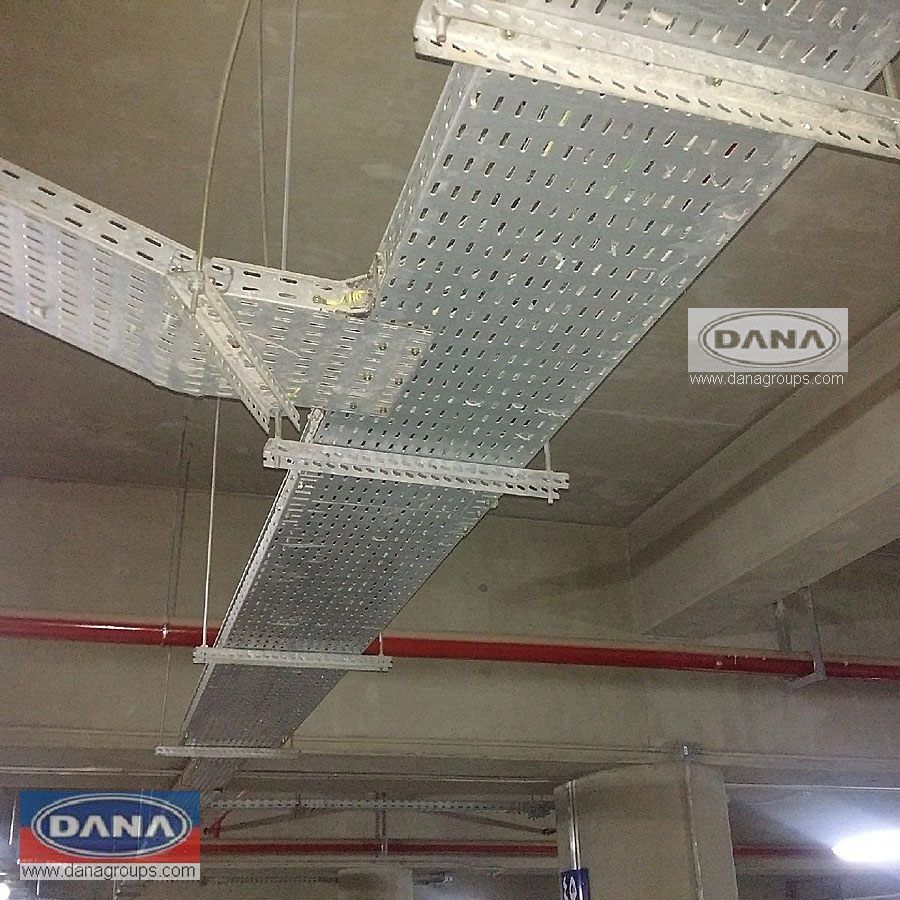 Hot dipped galvanised cable trays for projects in afganistan