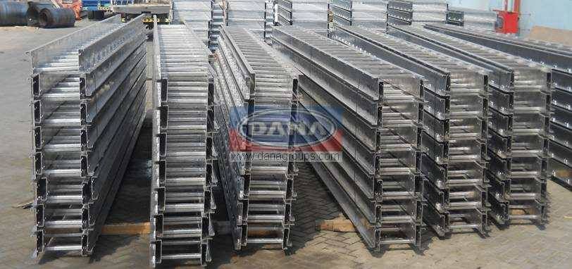 Hot dipped galvanised cable trays for projects in jordan