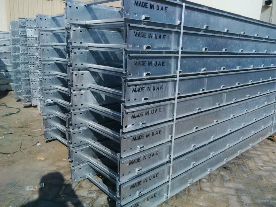 HOT DIP GALVANIZED(HDG) /PAINTED /POWDER COATED CABLE LADDERS - TRAYS - TRUNKING UAE - DANA STEEL