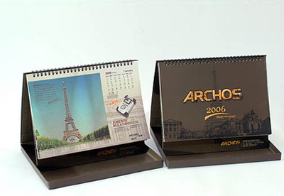 Calendar and greeting card