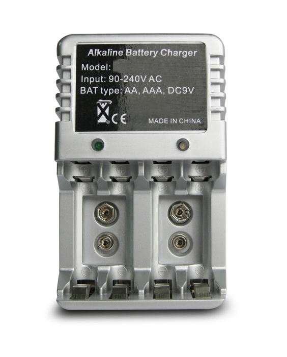 Alkaline battery charger